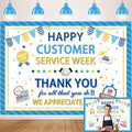 Happy Customer Service Week Backdrop National Customer Service Week Banner by Unknown