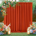 Rust Backdrop Curtains 10ftx10ft Thanksgiving Polyester Photo Drapes by SoarDream