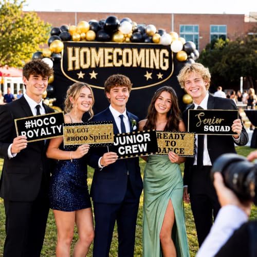 Beeveer 24 Designs Homecoming Photo Booth Props Class Reunion Sign - Image 3