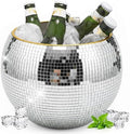 9.8 Inch Disco Ball Ice Bucket, Wine Beer Champagne Cooler by Bertork