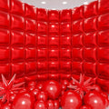 50pcs Red Square Foil Balloons Wall Backdrop with 79pcs Red Balloon Garland Arch Kit, Double Sided Balloon Tunnel for Birthday Anniversary Wedding Engagement Baby Shower Valentine's Decorations by Unknown