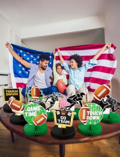 10Pcs Football Party Decorations, Football Centerpieces for Table - Image 3