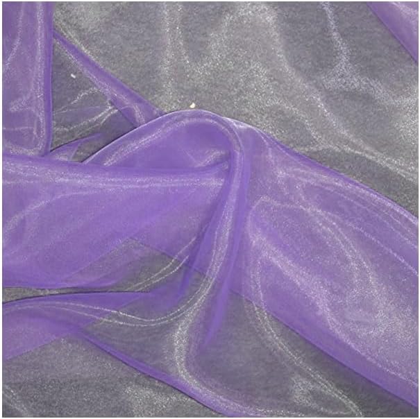 65 Yard Organza Fabric 44" Wide for Wedding Event Décor - Lavender - Image 5