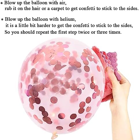 Rose Gold Happy Birthday Party Balloon Decoration Set for Girl Women - Image 7
