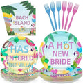 96Pcs Bach Island Bachelorette Party Decorations, Serve 24 by Greencian