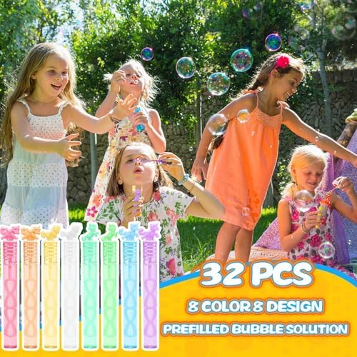 Unicorn Mini Bubble Wand with Gift Box, 32 Piece Bulk Party Favors Decor - Image 4