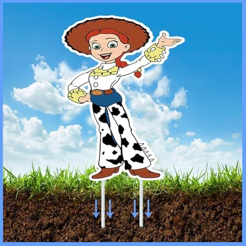 Toy Inspired Story Themed Happy Birthday Yard Signs,7PCS Party Set with Stakes, Outdoor Lawn Garden Decor for Birthday - Image 5
