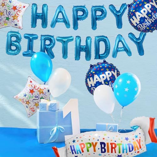 Birthday Decoration Set Colorful Happy Birthday Banner Balloon for Party Decorations and Party Supplies (Birthday E) - Image 3