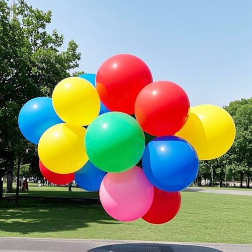 58 Pack Rainbow Balloons 18 Inch Assorted Colors Latex Multicolor Balloon 12 Kinds Colorful Large Balloons for Birthday Wedding Baby Shower Anniversaries Store Party Decorations - Image 7