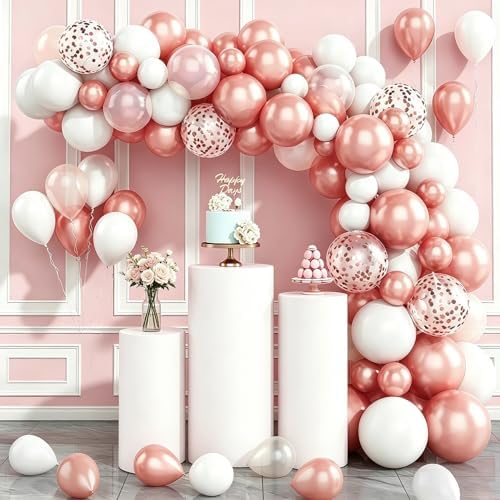 Cylinder Stands for Party, 3Pcs White Cylinder Pedestal Stand, Cilindros Para Fiestas Cake Table Stand Parties Round Cylinder Display Plant Stand for Wedding Birthday Decor 35"(XXL) 29.5"(XL) 23.6"(L) - Image 7