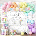 Cocomigo 269PCS Baby Sprinkle Decorations for Girl Serves 20 by cocomigoPartyHome