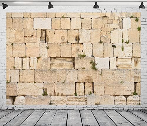 BELECO Western Wall Backdrop - Jerusalem Old City Israel Spirituality Worship Religious Church Event Room Decor Photo Booth Studio Prop - Image 3