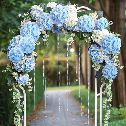 Auihiay 304Pcs Hydrangea Artificial Flowers Bulk, Faux Artificial Hydrangea - Image 4