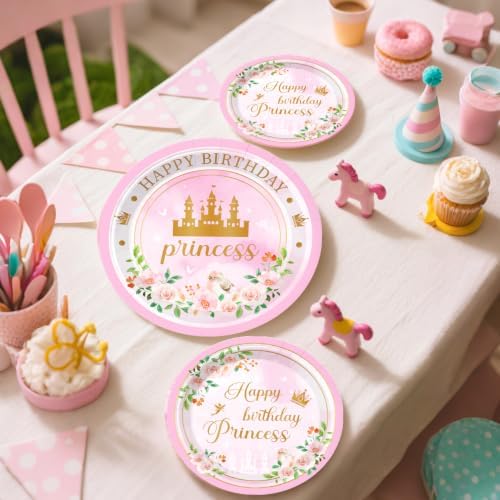 Princess Birthday Party Decorations, All-in-One Set for 20 Guests - Image 5