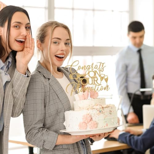 Congrats On Your Promotion Cake Topper, Job Promotion Cake Decor - Image 2