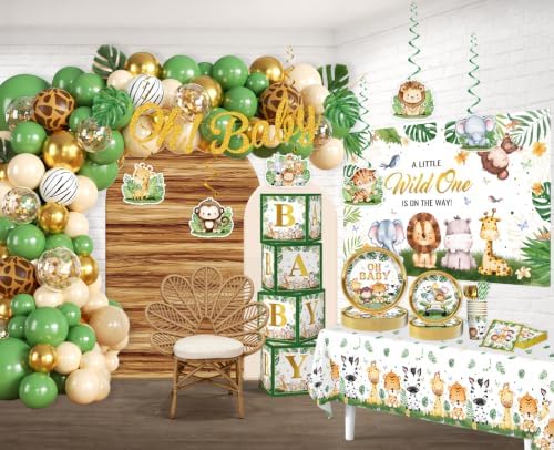 Safari Baby Shower Decorations Decorations, All-in-One Set for 30 Guests - Image 3