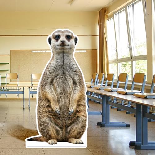 Meerkat1 Life Size Cardboard Cutout, 4FT, Party Decor, 1 PC - Image 5