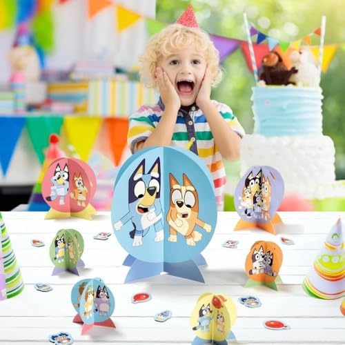 Bluey Table Centerpiece Kit - 27 Pc Set - High-Quality & Sturdy, Perfect Party Essential For Themed Parties & Events - Image 4