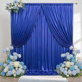 20x10ft Thick Royal Blue Glitter Backdrop Curtain Panels for Parties, Wrinkle Free Sequin Sparking Photo Backdrop Drapes, 4 Panels 5x10ft Shimmer Back Drop Cloth for Wedding Birthday Photography by Outpain