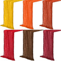 6 Pcs Fall Cheesecloth Table Runner Thanksgiving Boho Gauze 118" by Windkream
