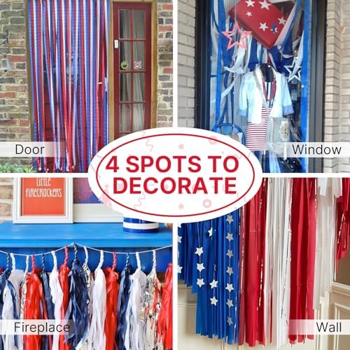 PartyWoo Matte Red Crepe Paper 10pcs 820 FT Matte Red Streamers - Image 5