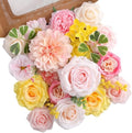 Floweroyal Artificial Flowers Fake Rose Flowers Dahlia with Stems for DIY Wedding Bridal Bouquets, Baby Shower, Floral Arrangement, Table Centerpieces, Home Decorations by FloweroyalCrafts