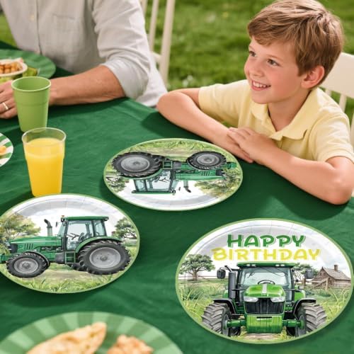 Xynic 213pcs Tractor Birthday Decorations for Farm Party, Serves 25 - Image 2