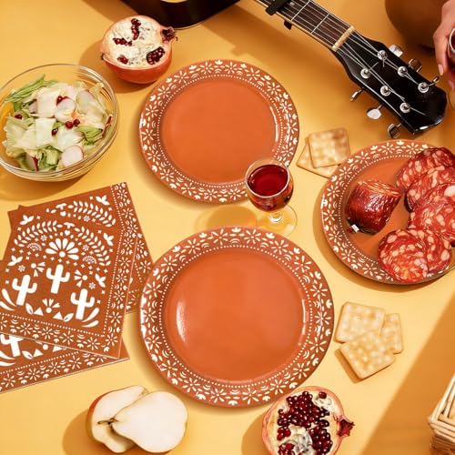 180Pcs Cielito Lindo Party Decoration Plates and Napkins,Servrs 60 - Image 3