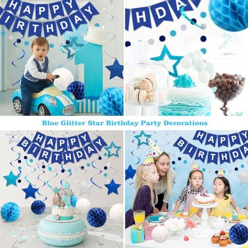 meowtastic Birthday Decorations Happy Birthday Banner with Honeycomb Balls - Image 4