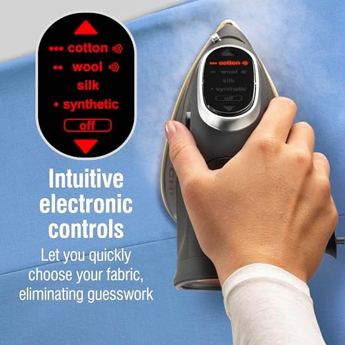 CHI Mini Steam Iron for Clothes, 1000 Watts, XL 10" Cord - Image 3