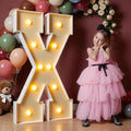 imprsv 4FT Marquee Letters, Large Light Up Letters X Sign for Party Decor by Letsmakeitimpressive
