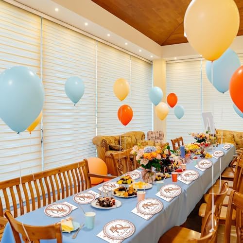 gisgfim 50 Guests 40th Birthday Decorations Plates Napkins for Women Rose Gold Party Supplies 40 Fabulous Happy Birthday Tableware Set Cheers to 40 Years Party Decor Table Decors for Her Girl 200Pcs - Image 5