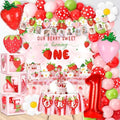 Kriyokiaa Berry First Birthday Decorations, Strawberry Shortcake Kit by Kriyokiaa