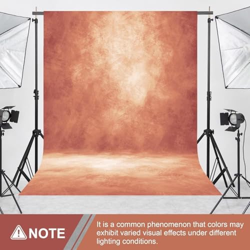 Abstract Photography Backdrop for Photoshoot 6x8ft,Brick Red,No Stand - Image 3