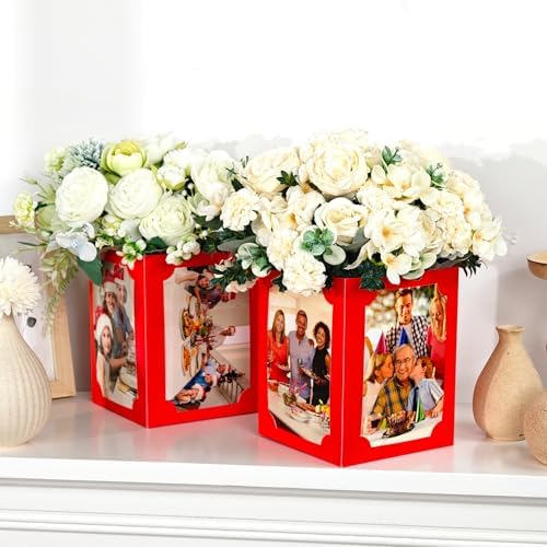 12 Pcs Picture Centerpieces for Table, Photo Display Frame, Red - Image 4
