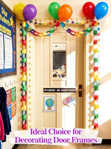 MEWTOGO Paper Chain Garland Kit for Birthday Party Decorations - Image 5