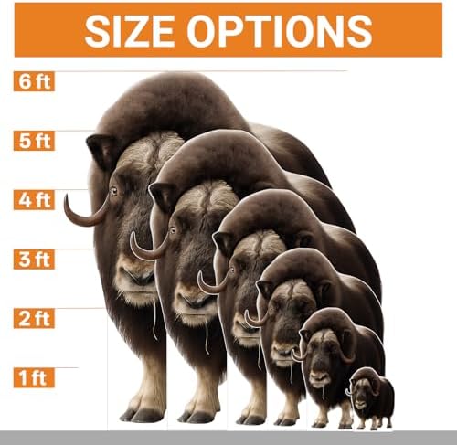 Musk-Ox Life Size Cardboard Cutout Standup, 1FT, 1 PC - Image 2