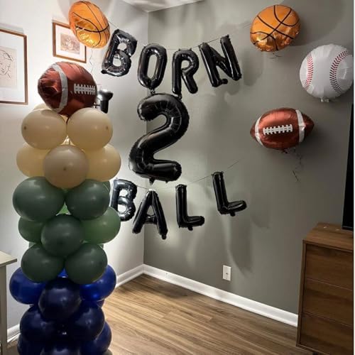 Balloons Green and Navy Blue, 60Pcs 12 Inch Latex Balloons - Image 6