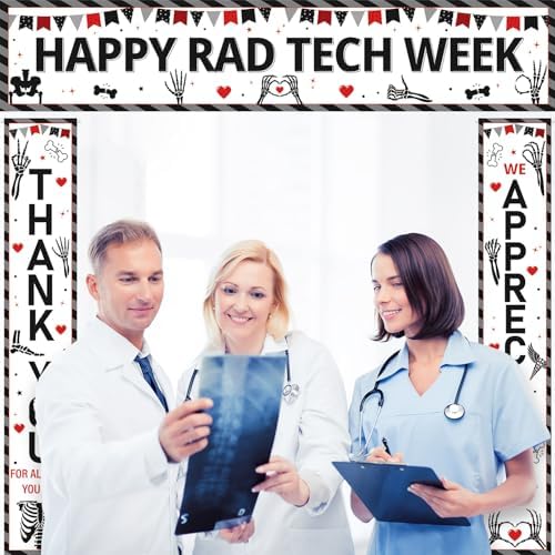 SmoothNovelty 3 Pcs Black Rad Tech Week Banner - Image 6