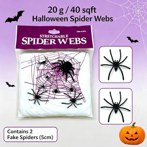 Happy Halloween Backdrop 7x5FT with Spider Web Kit - Image 3
