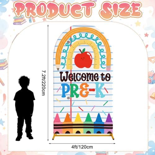 VitalCozy Preschool Back to School Decoration 7.2ft - Image 2
