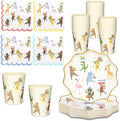 Potchen 150 Pcs Animal Parade Party Supplies Birthday Decorations by Unknown