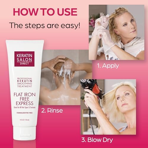 Keratin Salon Direct Treatment - Salon Quality, No Flat Iron Needed (4 oz) - Image 4
