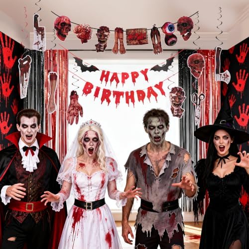 Halloween Horror Birthday Party Decorations, Spooky, Scary, Bloody, Creepy - Image 4