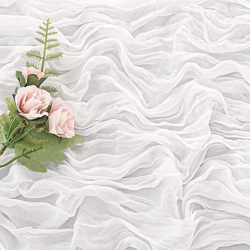 10FT Cheesecloth Table Runner Boho Party Home Decorations - Image 5
