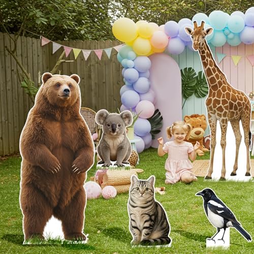 Brown Bear 5FT Life Size Cardboard Cutout, Animal Standup, 1 PC - Image 5