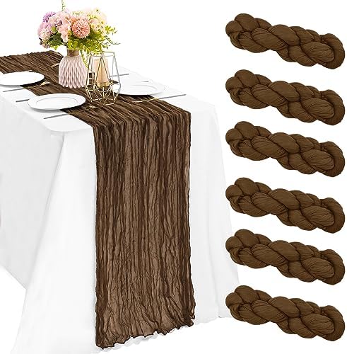 10FT Fall Cheesecloth Table Runner Boho Party Home Decorations by JALANCY