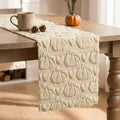 Artoid Mode Beige Soft Faux Fur Fall Table Runner 13x36 Inch by ArtoidMode