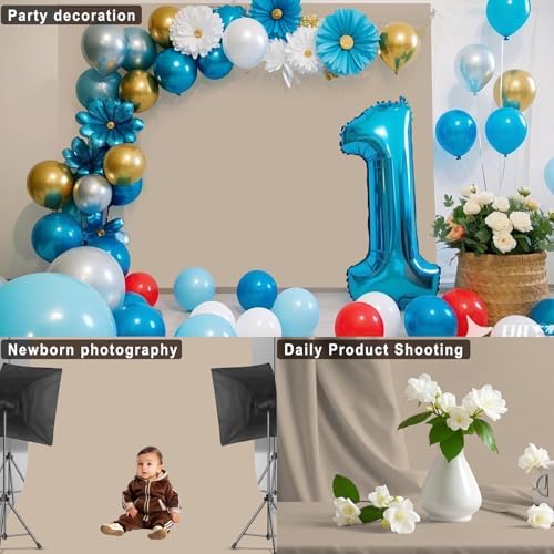 Beige Photography Backdrop for Photoshoot, Fabric, 8x10 FT - Image 5