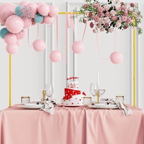Fomcet Over The Table Rod Stand with Clamps Gold Adjustable Table Arch by Fomcet